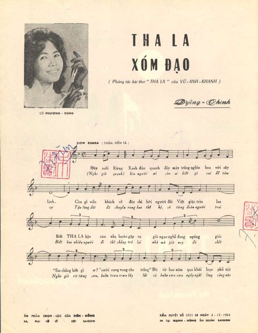 thalaxomdao1 - [Sheet] Tha La xóm đạo - thơ: Vũ Anh Khanh, nhạc: Dzũng Chinh